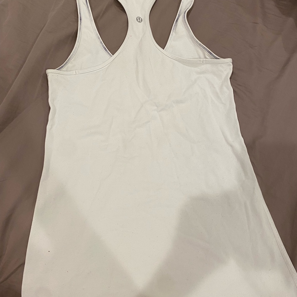 Lululemon white tank top